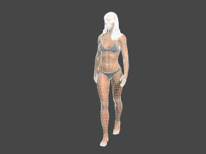 movie actress madison iseman in bikini -rigged 3d character 3D Model