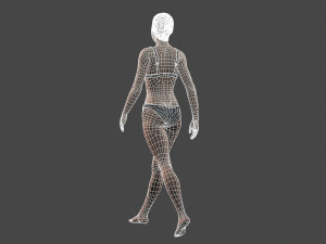 movie actress angelina jolie in bikini -rigged 3d character 3Dモデル