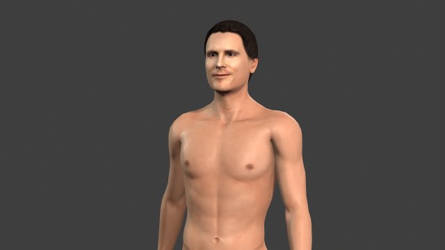 beautiful man -rigged and animated for unity 3D 模型 .c4d .max .obj .3ds .fbx .stl .blend 