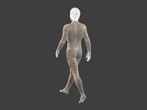 beautiful man -rigged and animated for unity 3D 模型