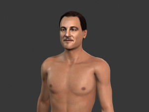 beautiful man -rigged and animated for unity 3D Model