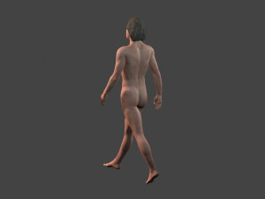 beautiful old man -rigged and animated for unity Modelo 3D