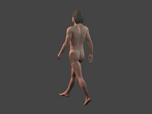 beautiful old man -rigged and animated for unity 3D Model