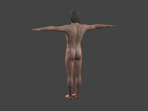 beautiful old man -rigged and animated for unity Modelo 3D