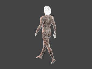 beautiful old man -rigged and animated for unity 3D Model