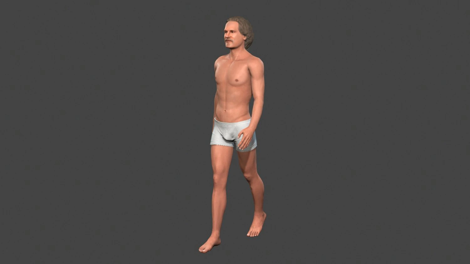 beautiful man -rigged and animated for unity 3D Model .c4d .max .obj .3ds .fbx .stl .blend 