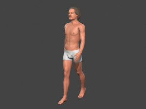 beautiful man -rigged and animated for unity 3D Model