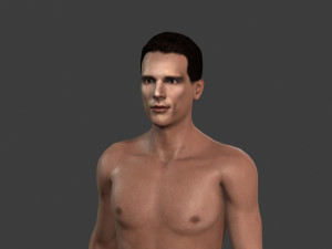 beautiful man -rigged and animated for unity 3D Модель