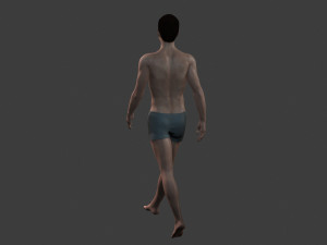 beautiful man -rigged and animated for unity 3D Модель