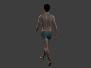 beautiful man -rigged and animated for unity 3D Model