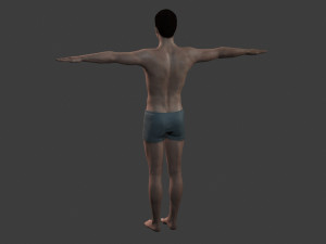 beautiful man -rigged and animated for unity 3D Модель