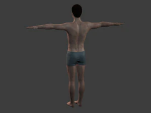 beautiful man -rigged and animated for unity 3D Model
