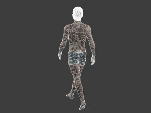beautiful man -rigged and animated for unity 3D Model