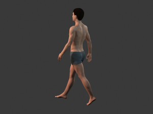 beautiful man -rigged and animated character 3D मॉडल