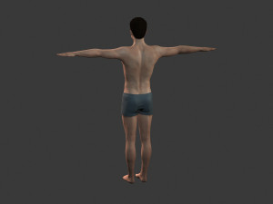beautiful man -rigged and animated character 3D मॉडल