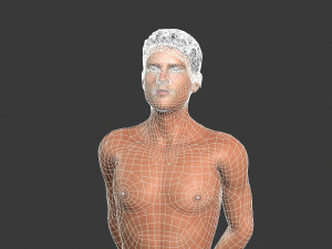 beautiful man -rigged and animated character 3D मॉडल