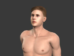 pria cantik - karakter curang Model 3D