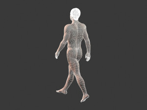 beautiful man -rigged character 3D 모델