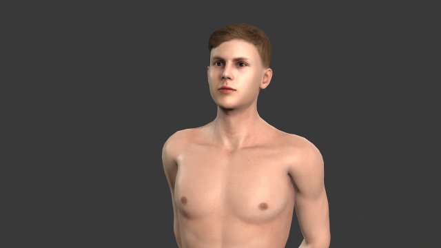 beautiful man -rigged and animated for unity 3D 模型 .c4d .max .obj .3ds .fbx .stl .blend 