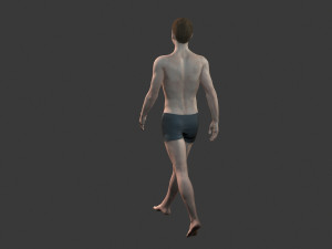 beautiful man -rigged and animated for unity 3D 模型