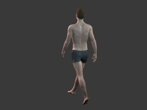 beautiful man -rigged and animated for unity 3D Model
