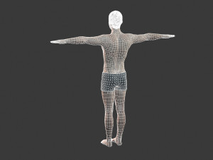 beautiful man -rigged and animated for unity 3D 模型