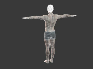 beautiful man -rigged and animated for unity 3D Model