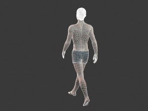 beautiful man -rigged and animated for unity 3D 模型