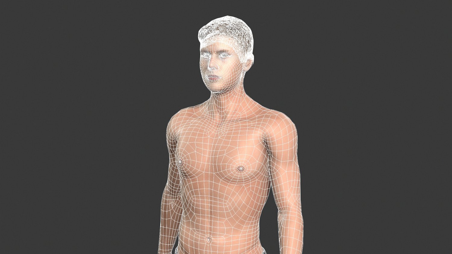 Beautiful Man -Rigged And Animated For Unity 3D Модель In Мужчина.