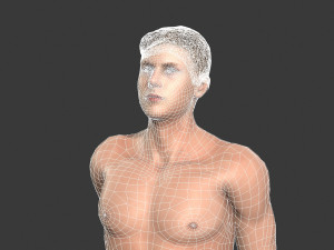beautiful man -rigged and animated for unity 3Dモデル