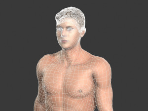 beautiful man -rigged and animated for unity 3Dモデル