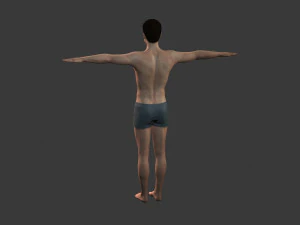 beautiful man -rigged and animated for unity 3D Model