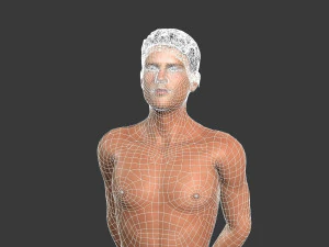 beautiful man -rigged and animated for unity 3D Model