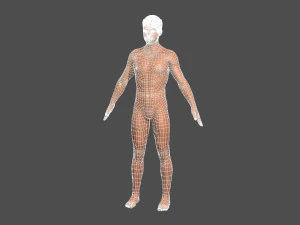 beautiful man -rigged and animated for unity 3D Model