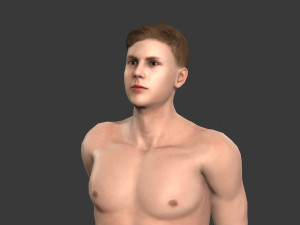 beautiful man -rigged and animated for unreal engine 3D Model