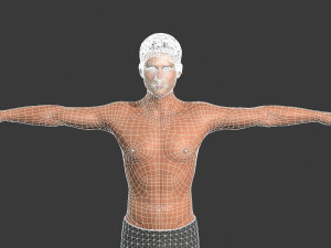beautiful man -rigged and animated for unreal engine Model 3D