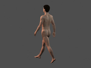 beautiful man -rigged and animated for unreal engine Modèle 3D