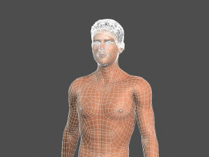 beautiful man -rigged and animated for unreal engine Modèle 3D
