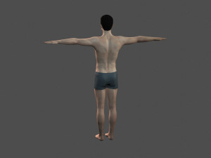 beautiful man -rigged 3d character Modèle 3D