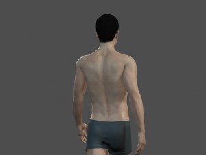 beautiful man -rigged 3d character Modèle 3D