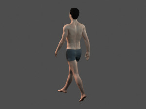 beautiful man -rigged 3d character Modèle 3D