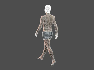 beautiful man -rigged 3d character 3D Model