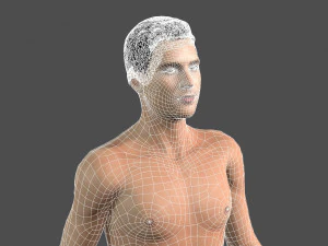 beautiful man -rigged 3d character 3D Model