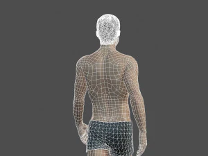 beautiful man -rigged 3d character 3D Model