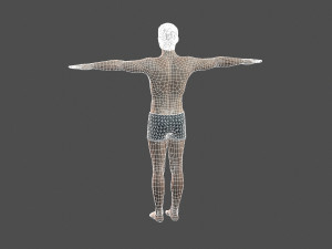 beautiful man -rigged 3d character Modèle 3D