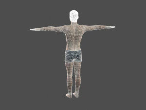 beautiful man -rigged 3d character 3D Model