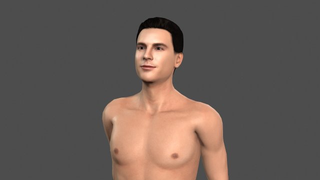 beautiful woman -rigged 3d character 3D Model .c4d .max .obj .3ds .fbx .stl .blend