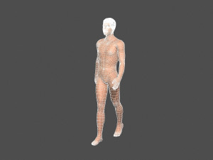 beautiful woman -rigged 3d character 3D Model