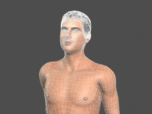 beautiful woman -rigged 3d character 3D Model