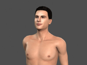 beautiful man -rigged and animated for unity 3Dモデル